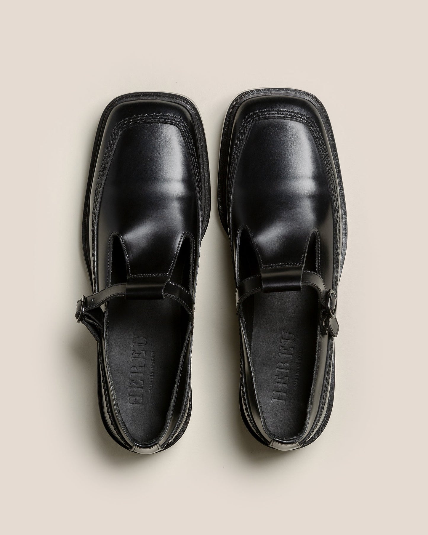 LLUISA POLISHED - T-bar Loafer - Hereu outlet
