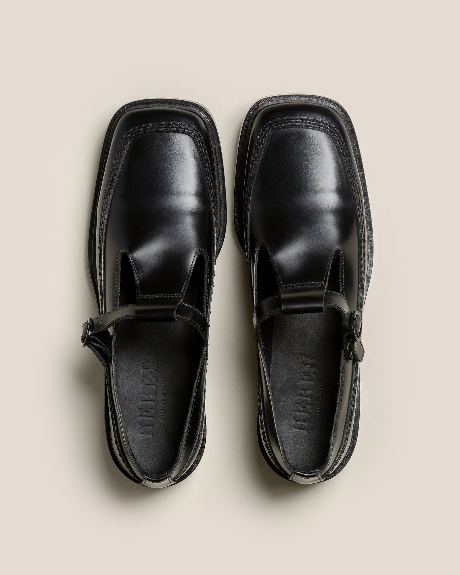 LLUISA POLISHED - T-bar Loafer - Hereu outlet