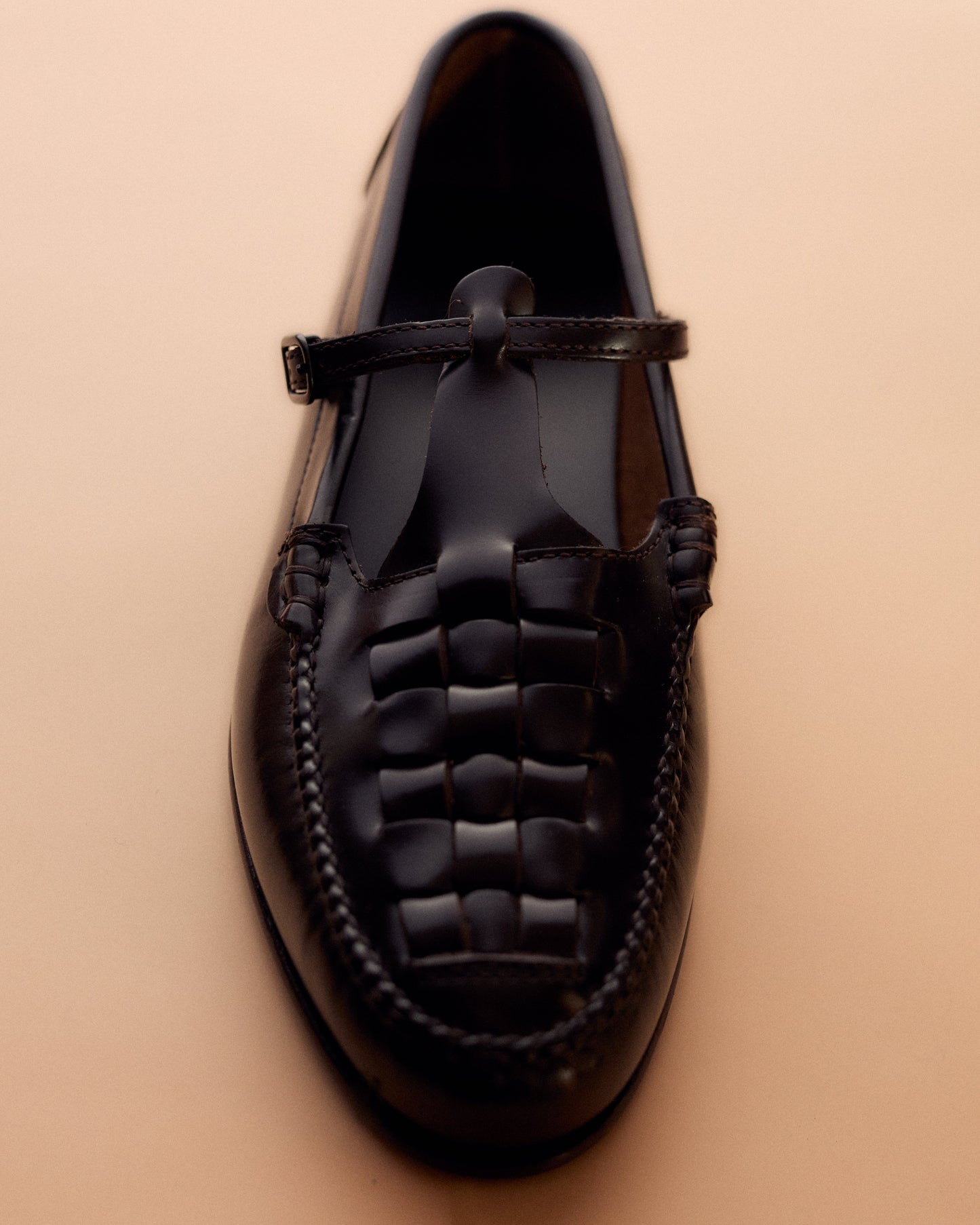 MAQUEDA - Interwoven T-Bar Loafer - Hereu sale