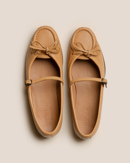 ROSES SUPPLE SHINY - Bound Moccasin Mary Jane - Hereu discount