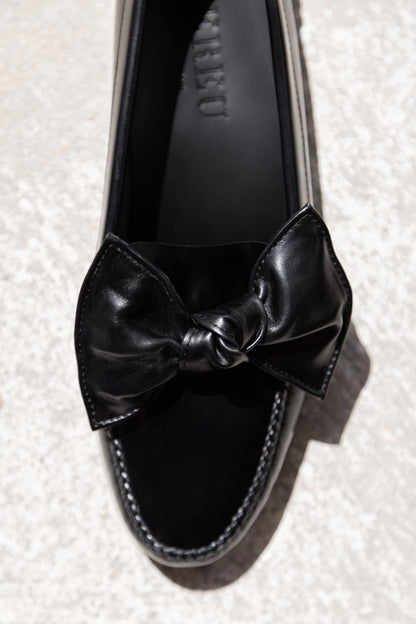 CORBATI - Bow-Detail Slip-On Loafer - Hereu US