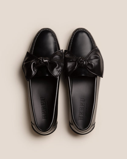 CORBATI - Bow-Detail Slip-On Loafer - Hereu US