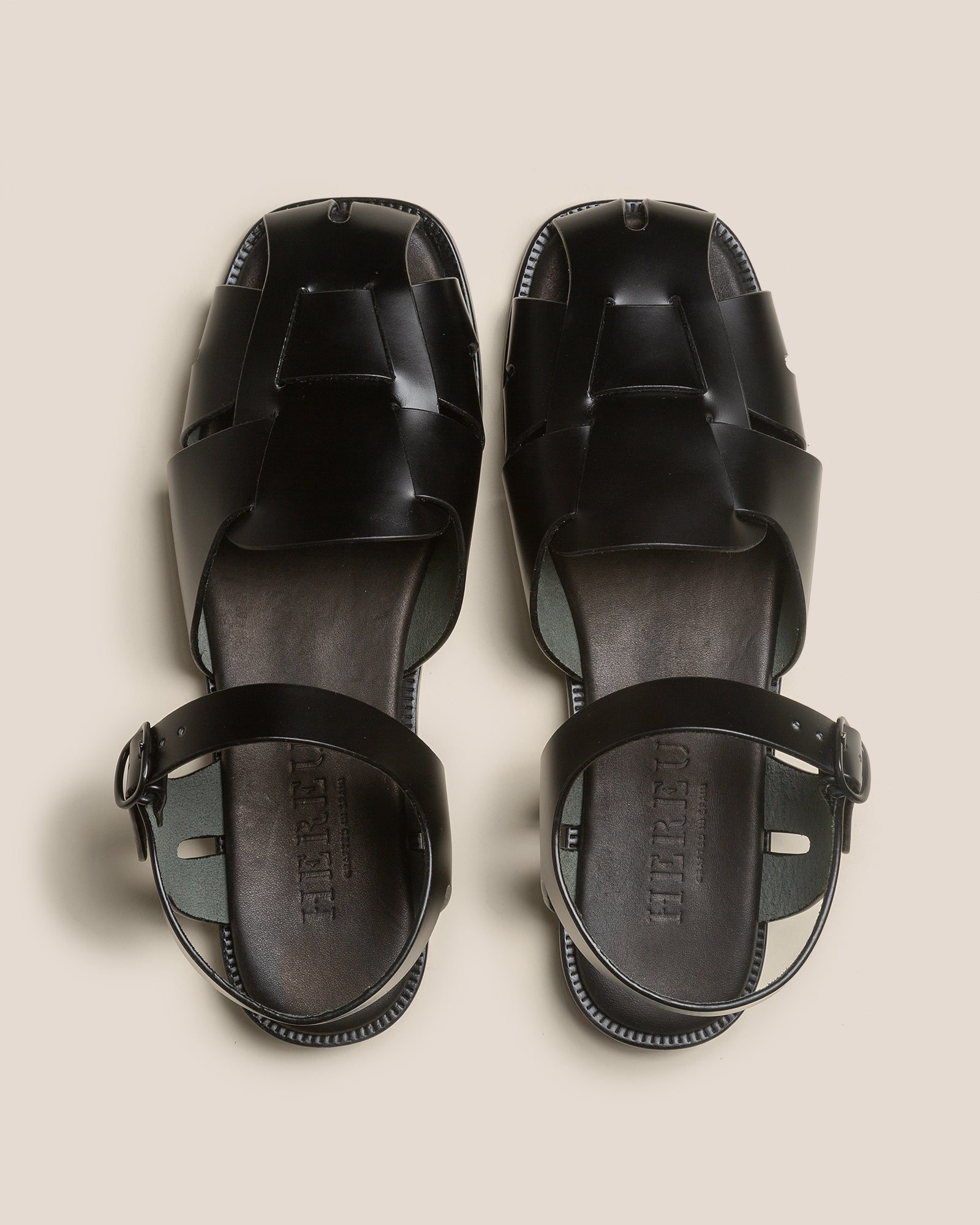 PEDRA - Squared Closed-Toe Fisherman Sandal - Hereu for sale