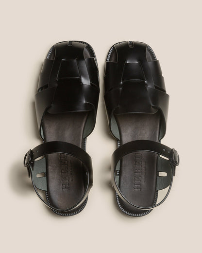 PEDRA - Squared Closed-Toe Fisherman Sandal - Hereu for sale