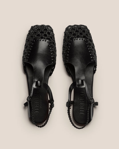 REIXA - Woven T-bar Sandal - Hereu on sale