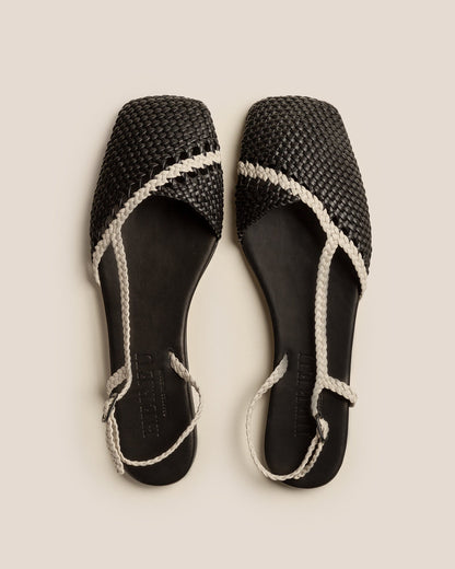 RONDAIA - Woven Asymmetrical Sandal - Hereu online
