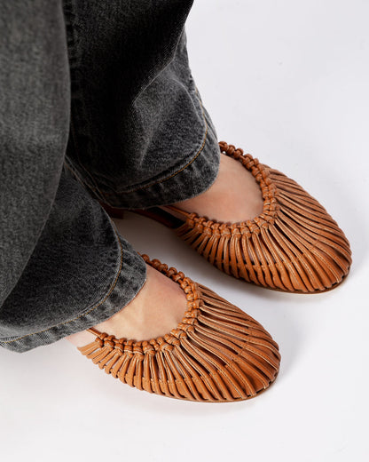 MANTERA - Round-Toe Knotted Sandal - Hereu outlet