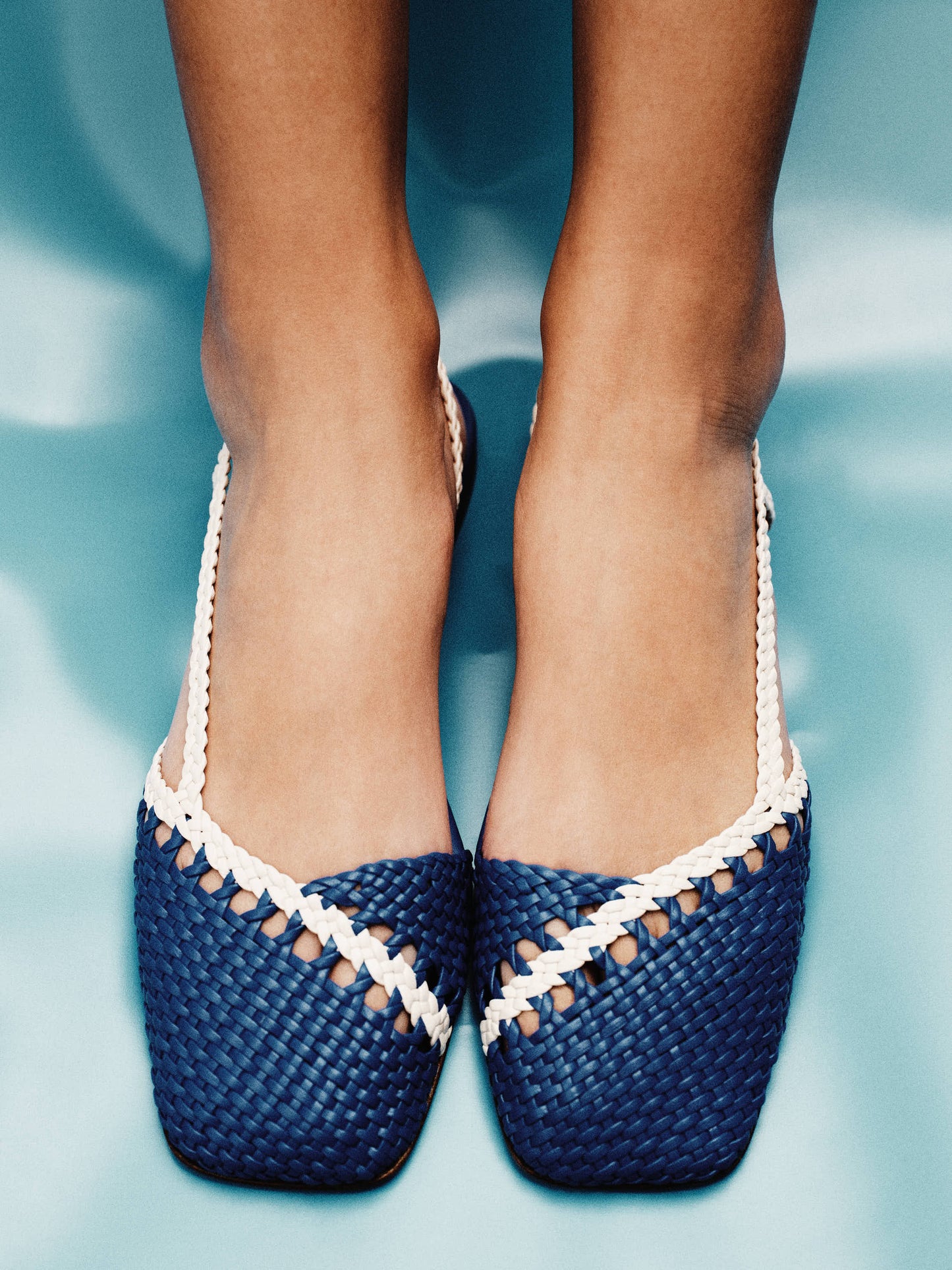RONDAIA - Woven Asymmetrical Sandal - Hereu for sale