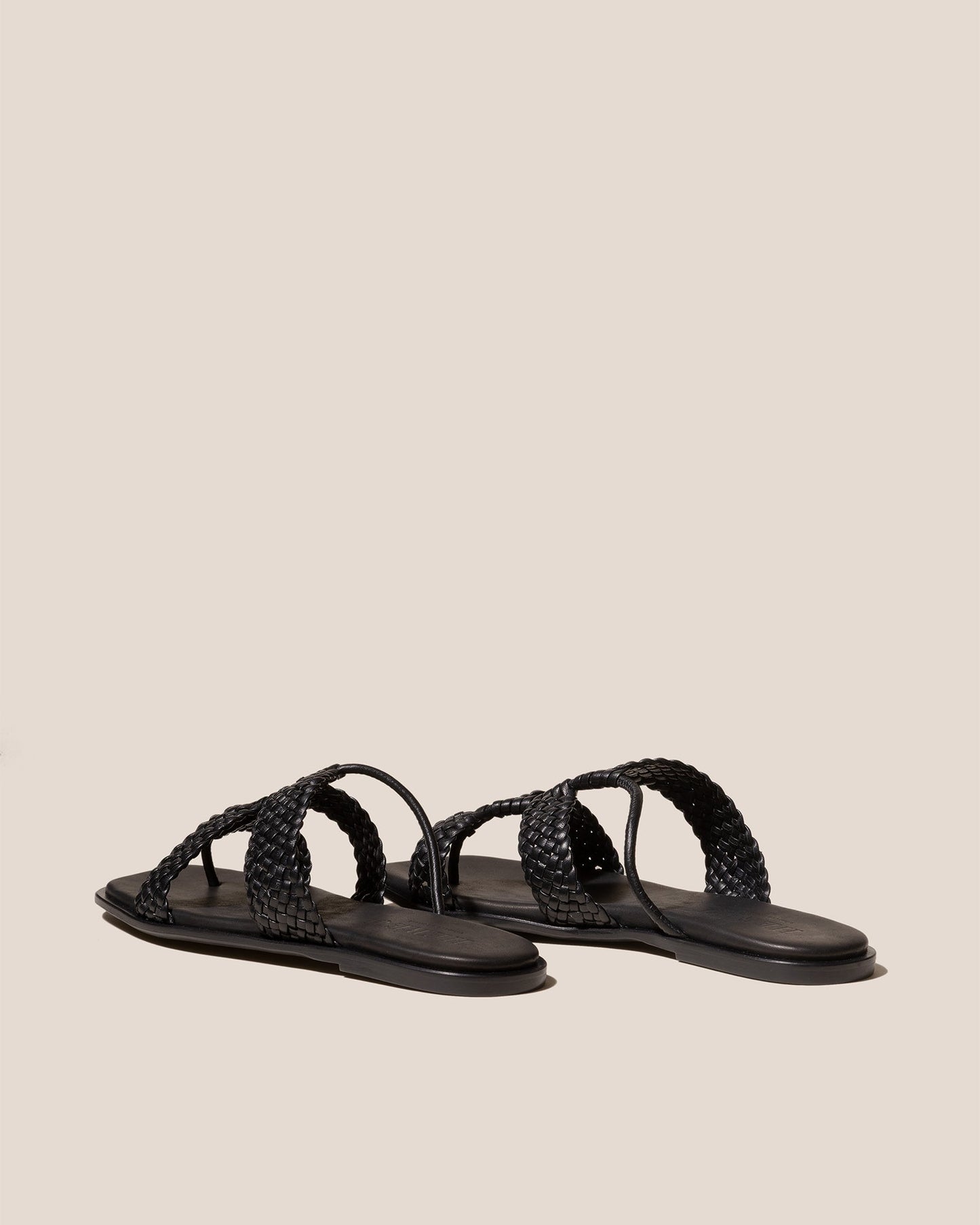 LINA WOVEN - Strappy Toe-Post Sandal - Hereu on sale