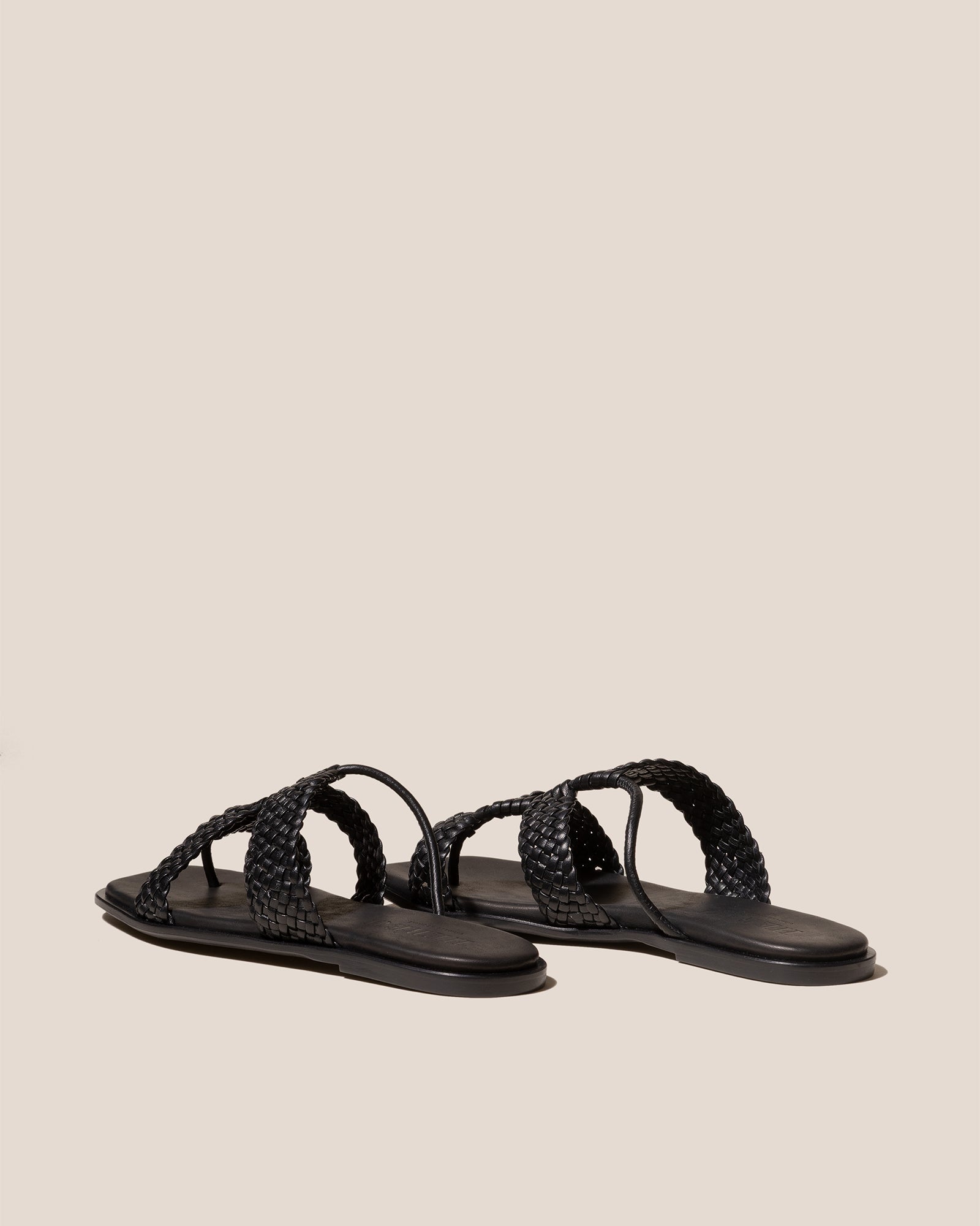 LINA WOVEN - Strappy Toe-Post Sandal - Hereu on sale
