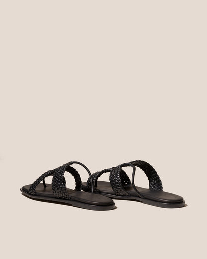 LINA WOVEN - Strappy Toe-Post Sandal - Hereu on sale