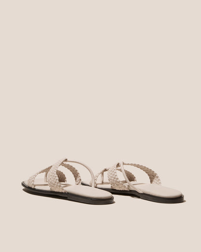 LINA WOVEN - Strappy Toe-Post Sandal - Hereu discount
