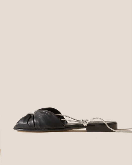 NUAT - Ruched Lace-up Sandal - Hereu online