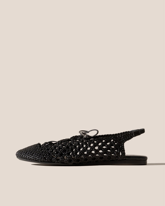 SARDANA - Lace-up Woven Slingback Sandal - Hereu near me